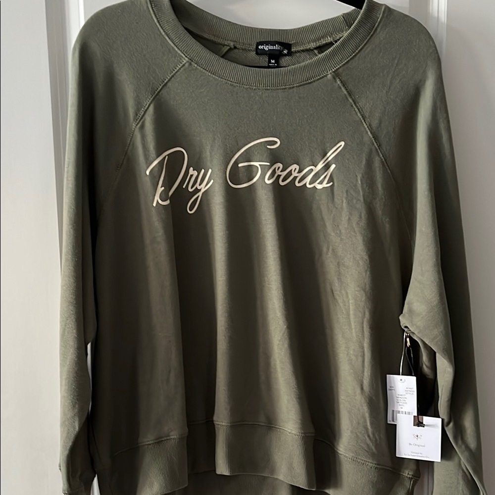 Originality Olive Green Sweatshirt
